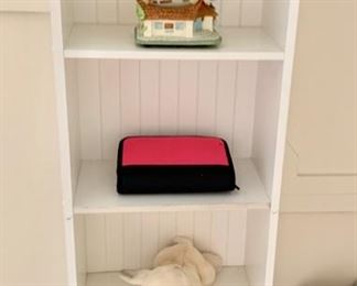 172. Small White Bookcase (16'' x 9'' x 44'') $ 40.00