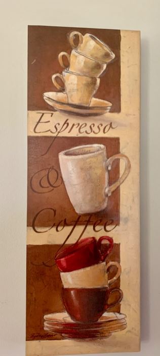 45. Coffee Art (10'' x 27'')	 $ 15.00 
