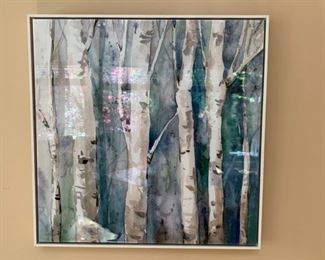 54. Birch Tree Art (25'' x 25'') $ 40.00