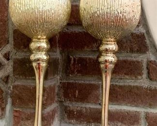 99. Pair of Goblet Candles (13'')	 $ 30.00 