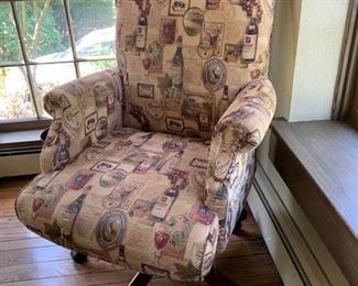 110. Upholstered Executive Chair (26'' x 28'' x 43'')	 $ 320.00 