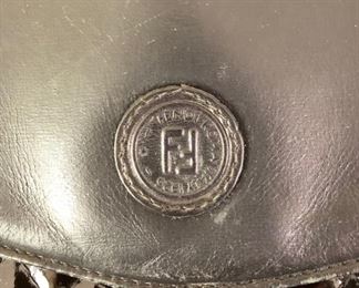 208. Fendi Black Patent Handbag	 $ 150.00 
