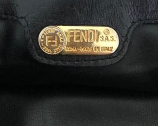 208. Fendi Black Patent Handbag	 $ 150.00 