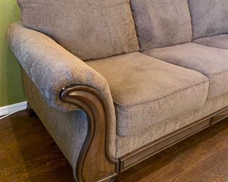 Ashley Furniture Wood Frame Sleeper/Sofa Couch	36x91x36in	HxWxD