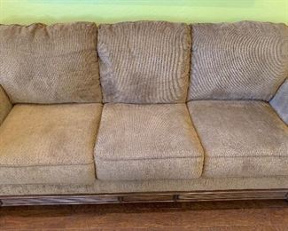 Ashley Furniture Wood Frame Sleeper/Sofa Couch	36x91x36in	HxWxD