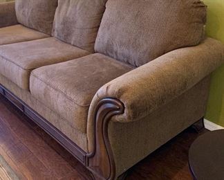 Ashley Furniture Wood Frame Sleeper/Sofa Couch	36x91x36in	HxWxD