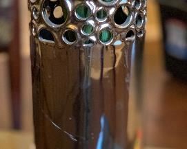 Sunflower & Metal Vase Decor	36in	