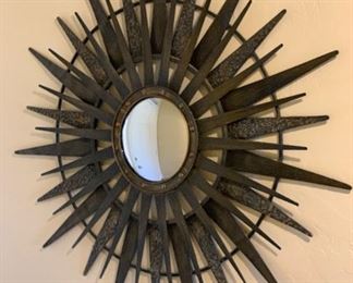 Rustic starburst Mirror	36in Diameter	
