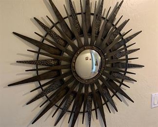 Rustic starburst Mirror	36in Diameter	