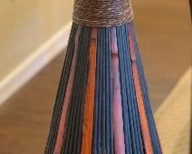 Wicker/Rattan vase decor	43in H x 10in Diameter	