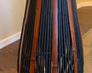 Wicker/Rattan vase decor	43in H x 10in Diameter	