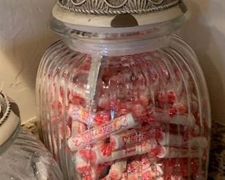 3pc Glass/Bird Graduated Containers (with candy)	14/12/10in H	