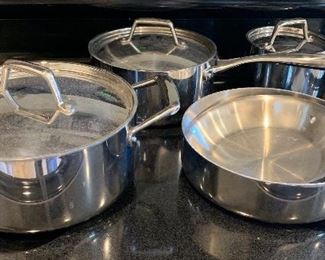 5pc Tramontina Pots & Pan lot