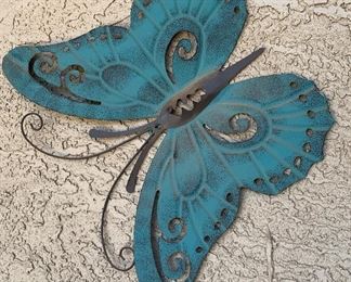 3pc Metal Butterflies Decor	14x17in	