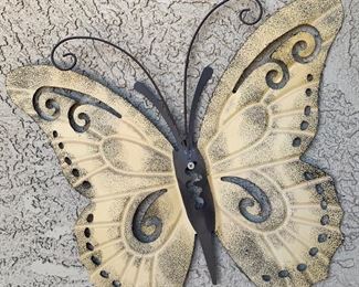 3pc Metal Butterflies Decor	14x17in	