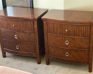 2 Ashley Furniture La Salle Rustic Contemporary nightstands PAIR	29x27x17	HxWxD