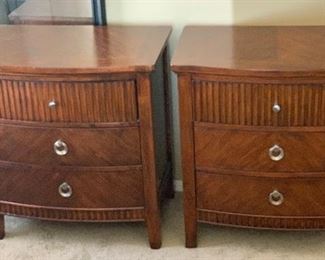 2 Ashley Furniture La Salle Rustic Contemporary nightstands PAIR	29x27x17	HxWxD
