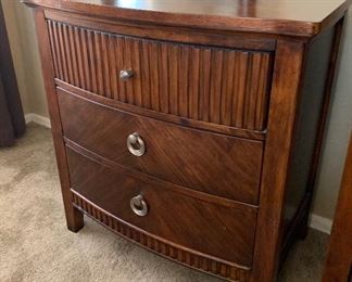 2 Ashley Furniture La Salle Rustic Contemporary nightstands PAIR	29x27x17	HxWxD