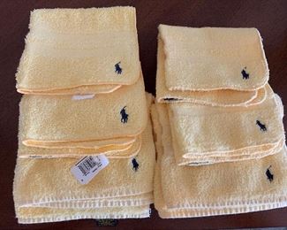 6pc Ralph Lauren Polo Hand wash Cloths	