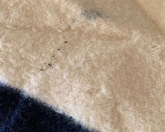 Hudson Bay Wool 4 Point Blanket Blue Stripe Antique	70x84in	