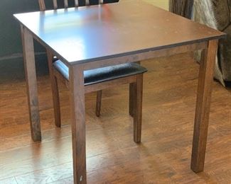 Espresso Table w/ 2 Chairs	29x29.5x29.5in	HxWxD
