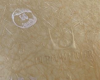 5pc 1950s MCM Eames Herman Miller Fiberglass Shell Chairs Vintage Original w/ Eiffel tower bases	30x18x22in seat height:17.5in	HxWxD