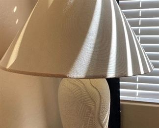 2pc Pacific COAST Ceramic Lamps PAIR	25inH	