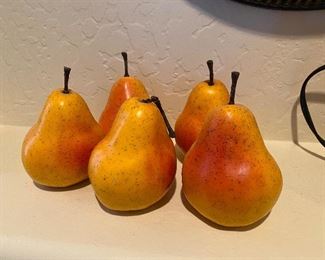 Faux pear art		