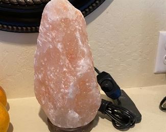 Rock salt lamp 1 of 2