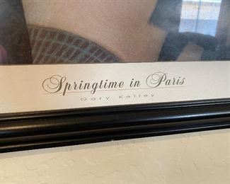 Springtime in Paris print	29x27	