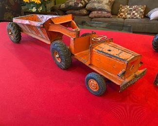 Vintage Model Toys Doepke Euclid Pioneer Bottom Dump Earth Mover Construction	