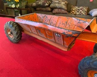 Vintage Model Toys Doepke Euclid Pioneer Bottom Dump Earth Mover Construction	