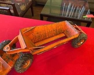 Vintage Model Toys Doepke Euclid Pioneer Bottom Dump Earth Mover Construction	