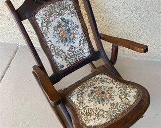 Old rocking chair		