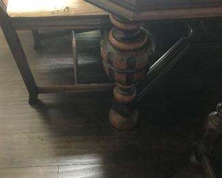legs of the 1930's dining table