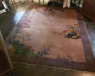 Fabulous Asian rug with the most beautiful colors I have ever seen!!