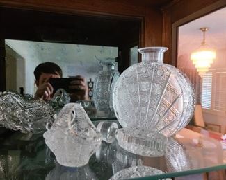 Austrian wheel cut crystal