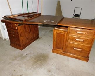 Desk...in the garage...ready for you to load