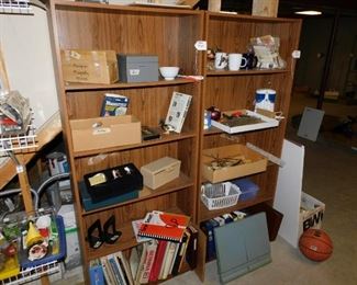 more shelving and lots of misc items