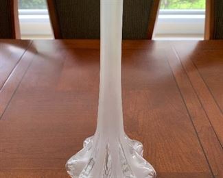 Lalique Marie Claude vase 13.5" tall