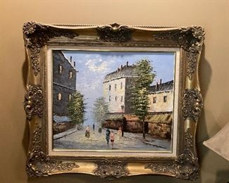 Framed Oil Painting ===> $250 