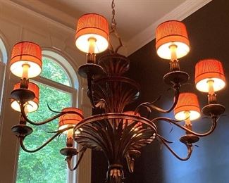 Fine Arts Lighting Chandelier        ===> $5,000 Firm                  Dimensions: 48” W x 50” H (approx.)
