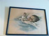 Antique baby print by Bessie Pease Gutmann.