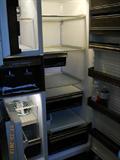 Inside of Amana refrigerator.