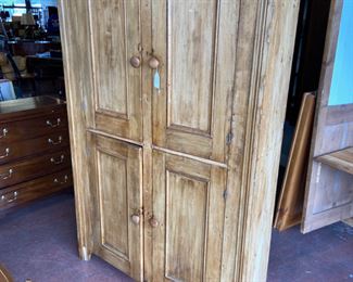 Pine Cabinet w/ Shelving