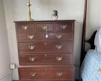 Mahogany Chest on Chest