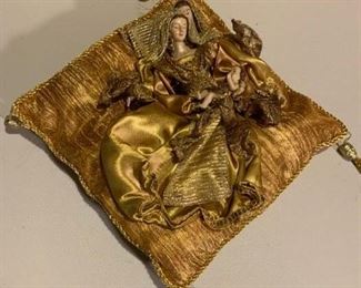 Madonna and child decorative pillow $10