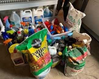 Gardening and cleaning lot $25