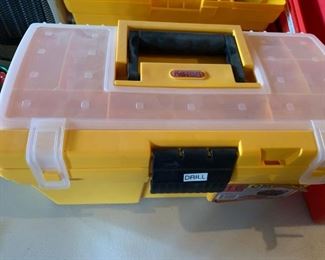 Tool box with drill $20