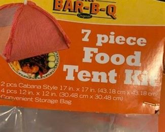 Food tents and flag $8
